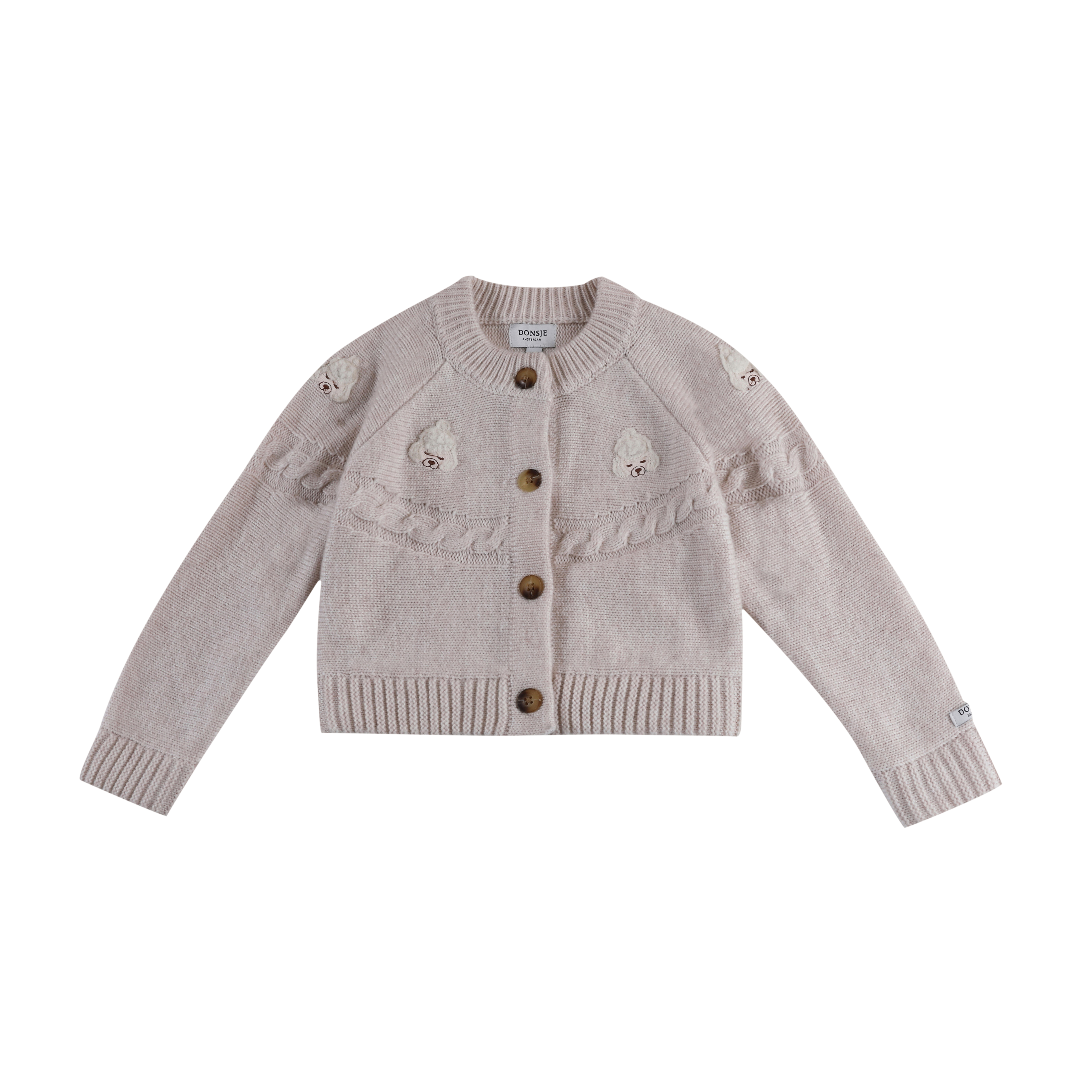 Wiesse Cardigan | Poodle | Soft Sand