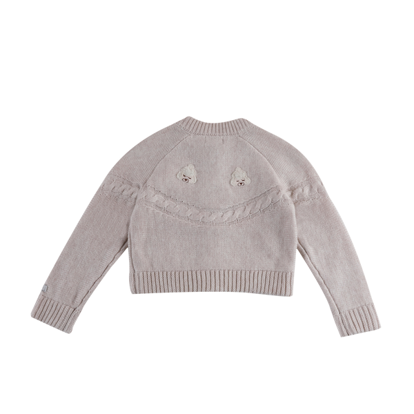Wiesse Cardigan | Poodle | Soft Sand
