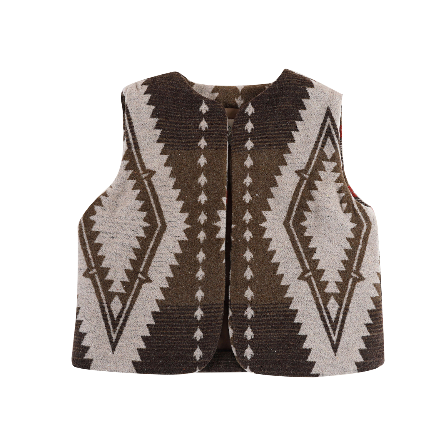 Ginys Gilet | Dusty Brown Melange