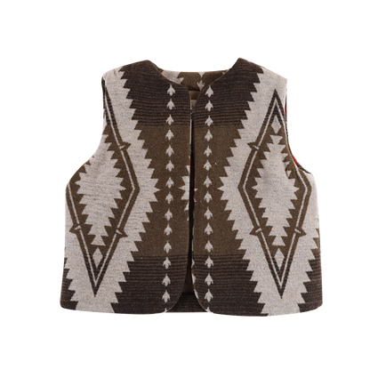 Ginys Gilet | Dusty Brown Melange