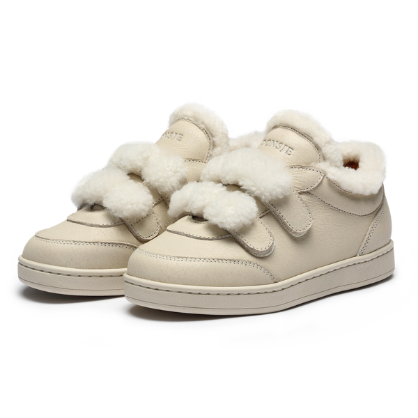 Hanzell Sneakers | Cream Leather