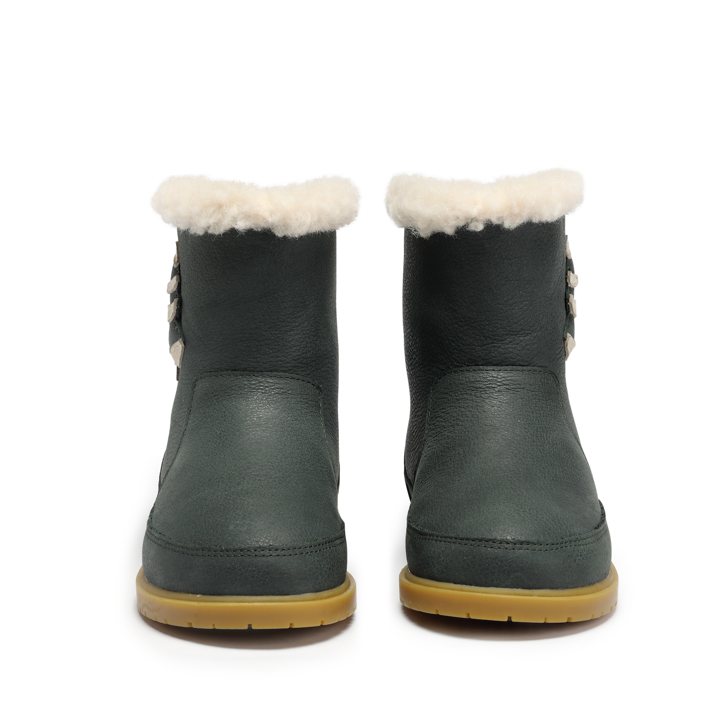 Trene Boots | Christmas Tree | Deep Green Leather