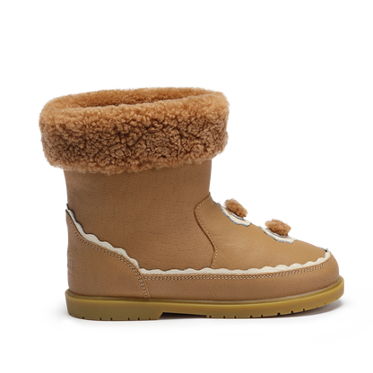 Pleun Boots | Beige Leather