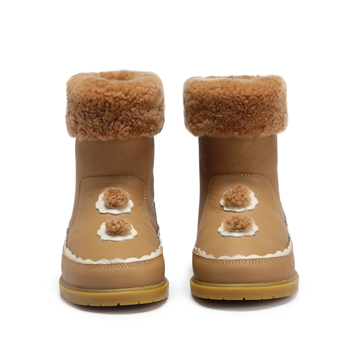 Pleun Boots | Beige Leather