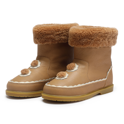 Pleun Boots | Beige Leather