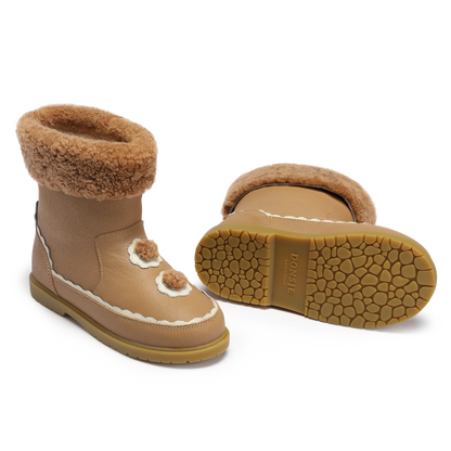 Pleun Boots | Beige Leather