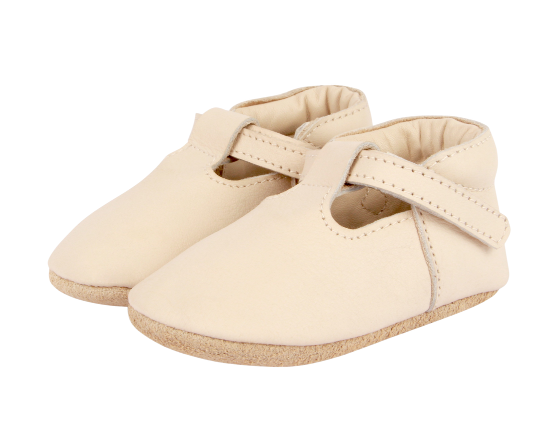 Elia Shoes | Cream Leather