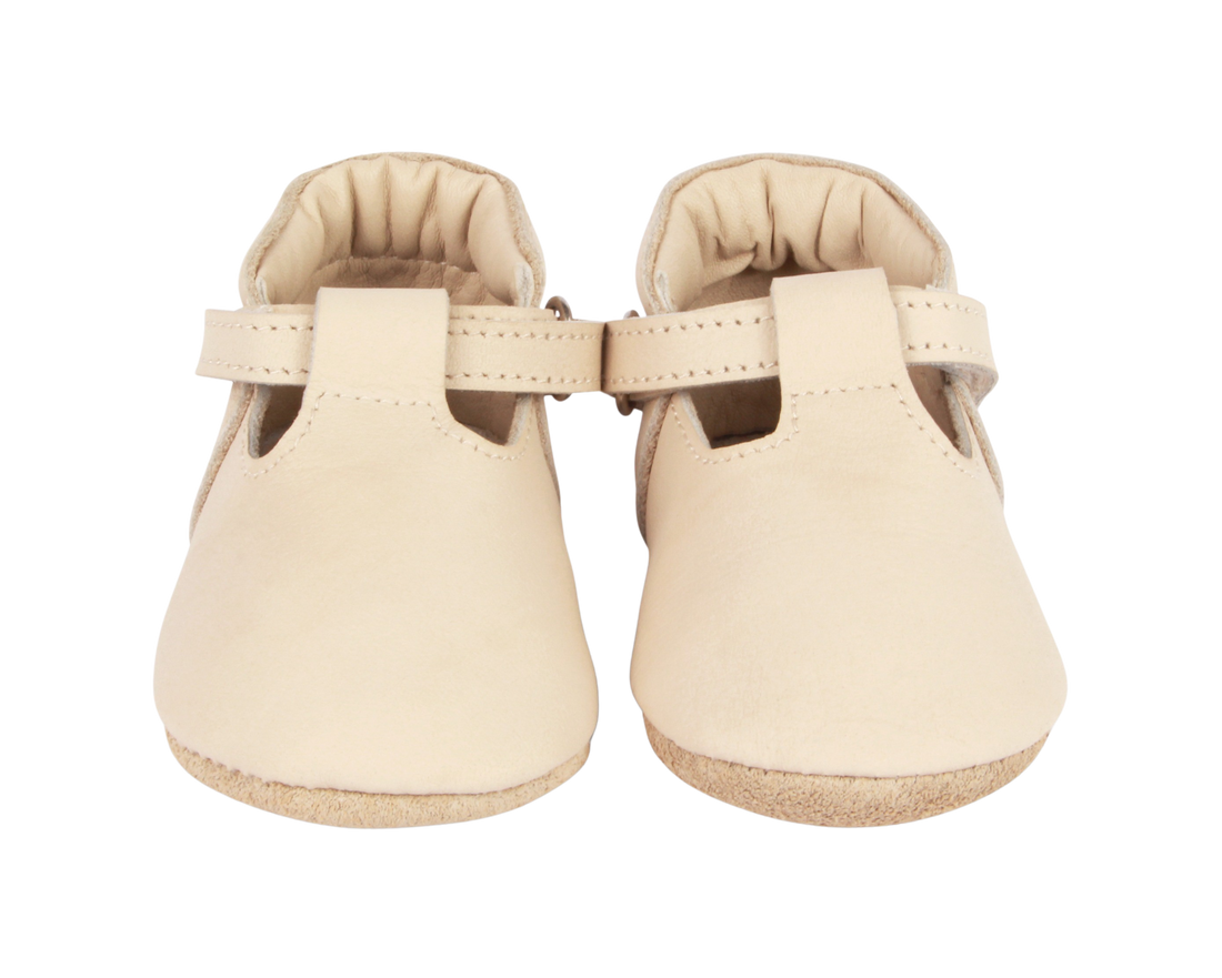 Elia Shoes | Cream Leather