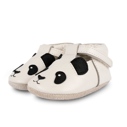 Spark Classic Shoes | Panda | Off White Leather