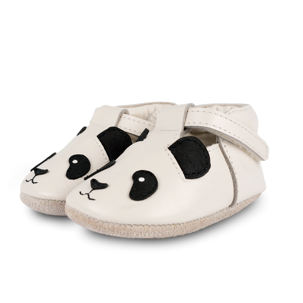 Spark Classic Shoes | Panda | Off White Leather