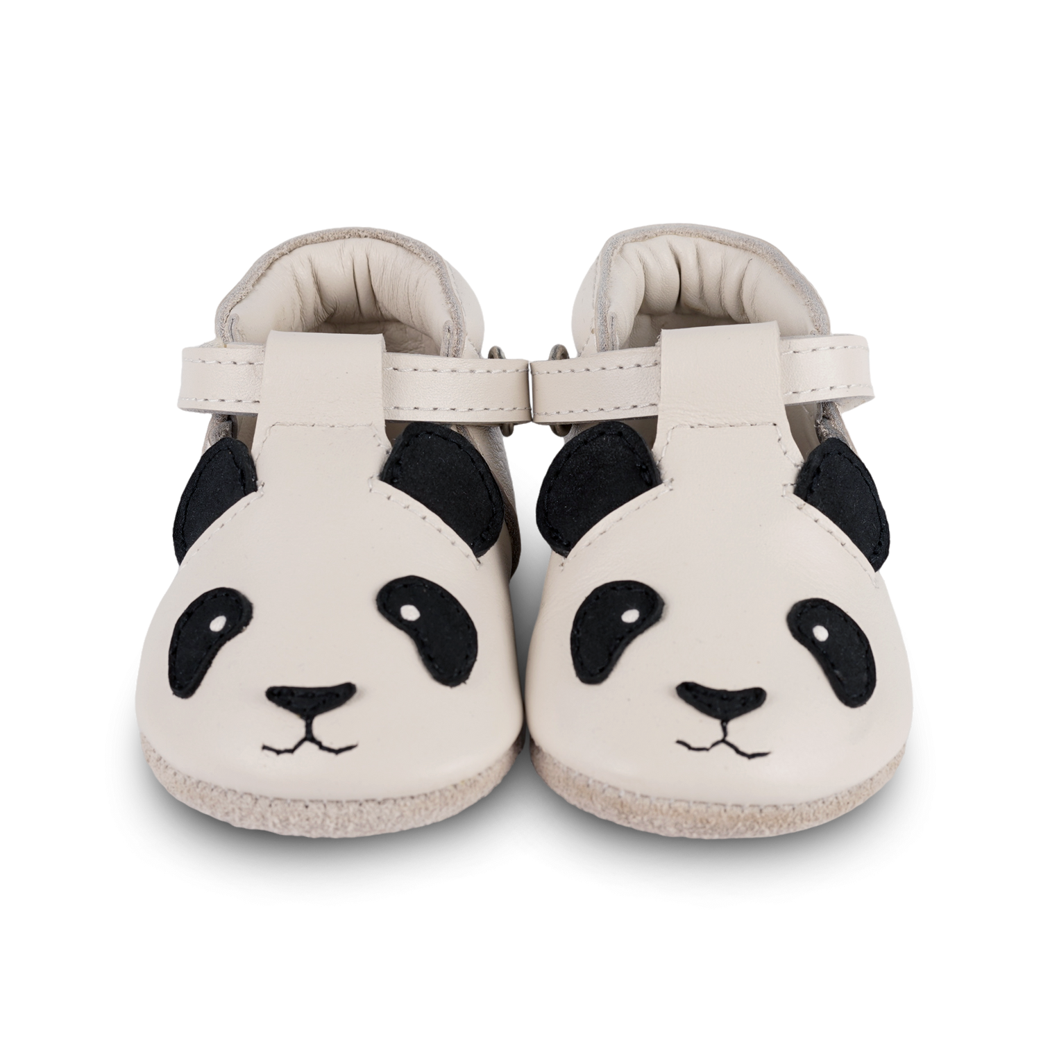 Spark Classic Shoes | Panda | Off White Leather