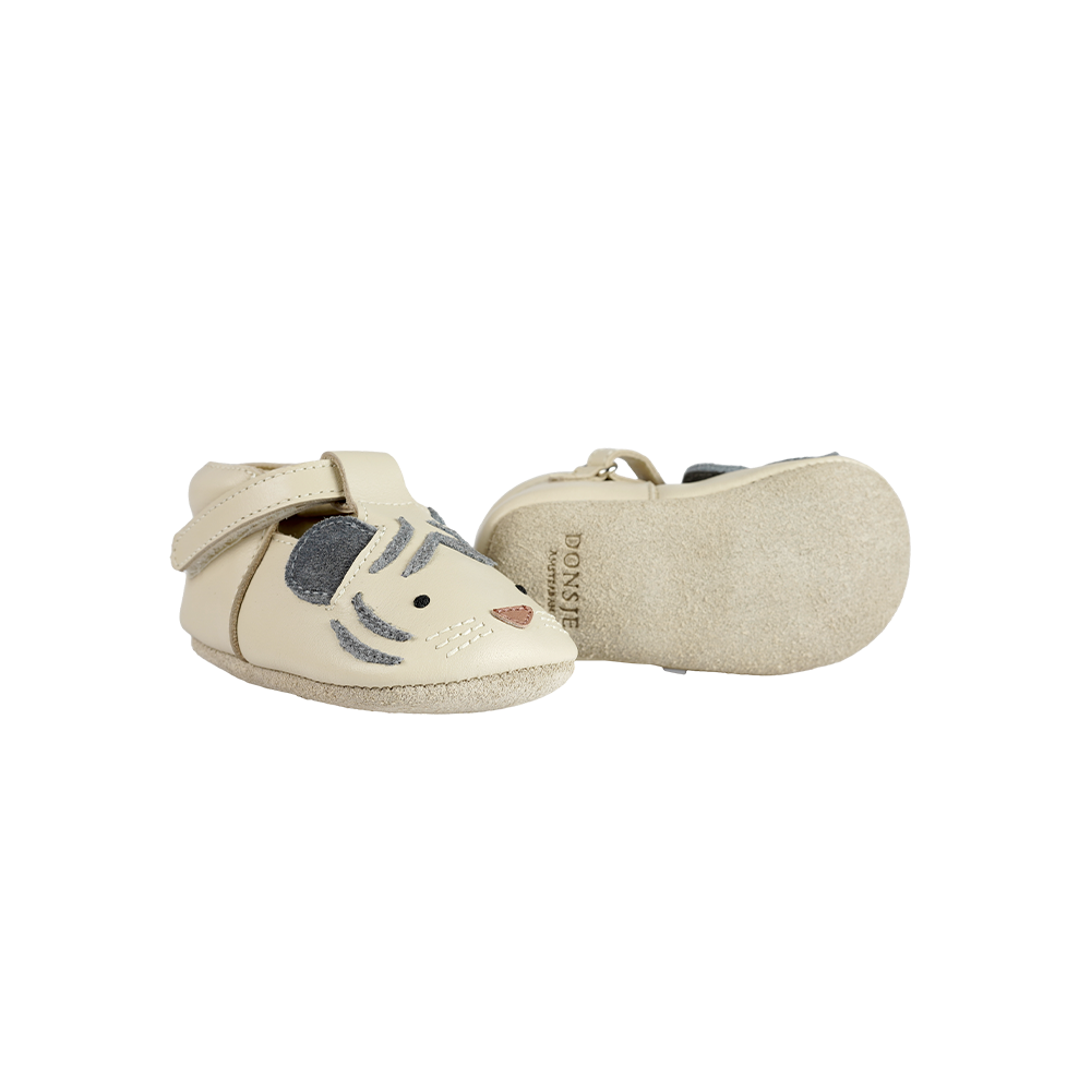 Spark Special Shoes | White Tiger | Cream Leather