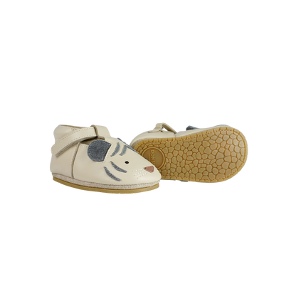 Spark Special Shoes | White Tiger | Cream Leather