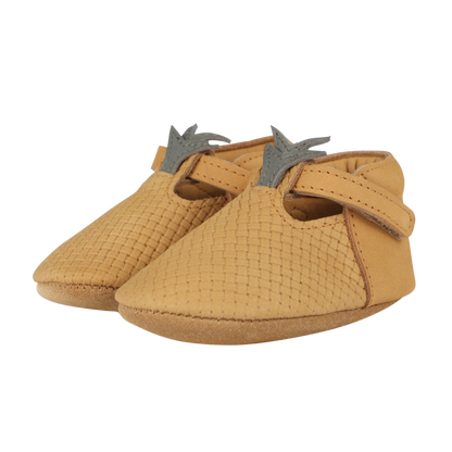 Nanoe Shoes | Pineapple | Caramel Stamped Nubuck