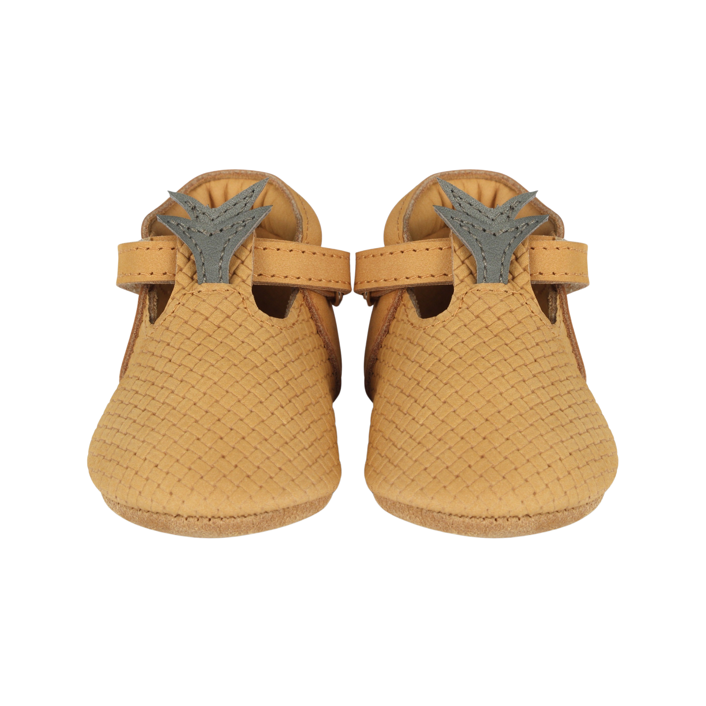 Nanoe Shoes | Pineapple | Caramel Stamped Nubuck