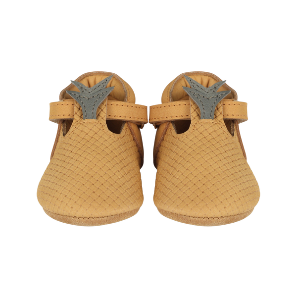 Nanoe Shoes | Pineapple | Caramel Stamped Nubuck
