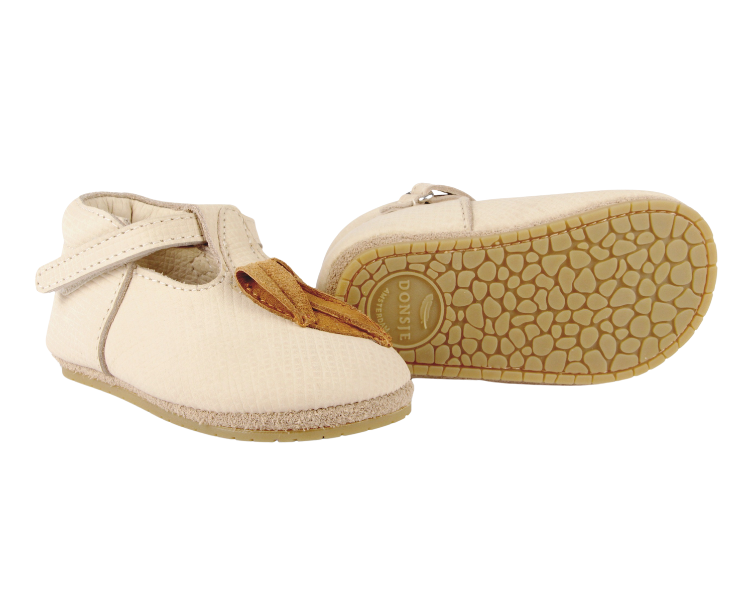 Nanoe Shoes | Banana | Cream Scored Leather