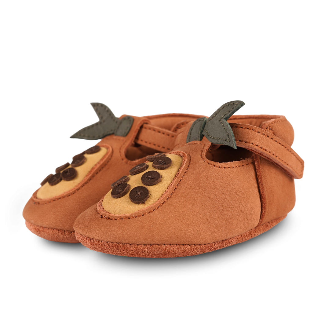 Nanoe Shoes | Papaya | Walnut Nubuck