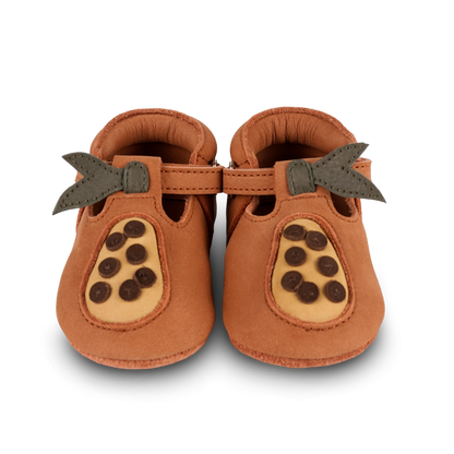 Nanoe Shoes | Papaya | Walnut Nubuck