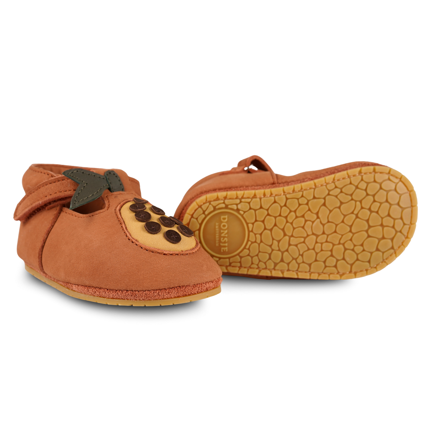 Nanoe Shoes | Papaya | Walnut Nubuck