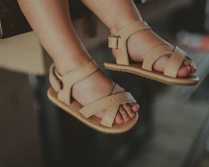 Tobi Sandals | Nude Leather