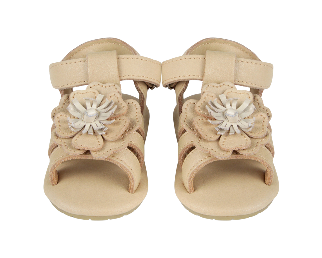 Tuti Fields Sandals | Buttercup | Gold Metallic Nubuck