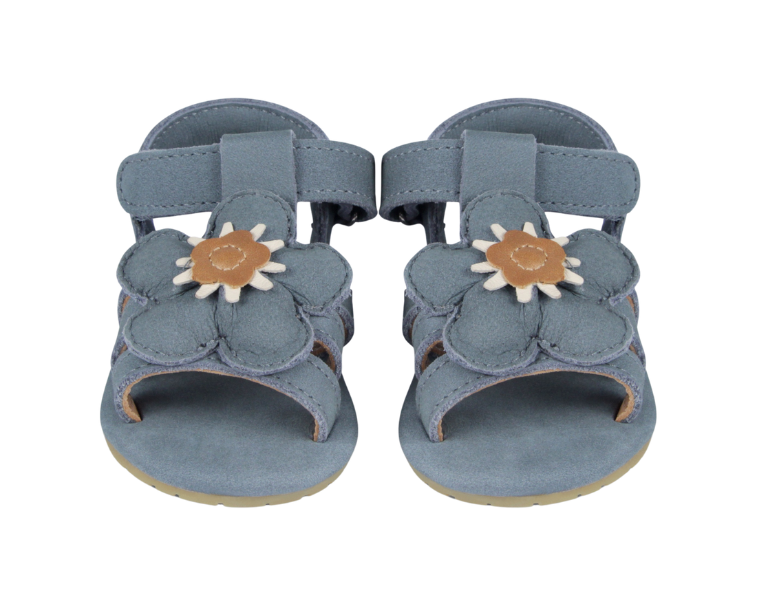 Tuti Fields Sandals | Forget Me Not | Petrol Nubuck
