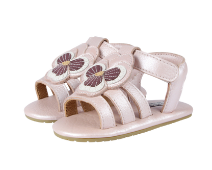 Tuti Fields Sandals | Violette | Rose Metallic Leather