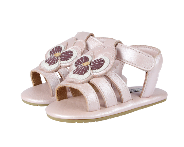 Tuti Fields Sandals | Violette | Rose Metallic Leather