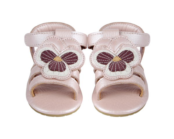 Tuti Fields Sandals | Violette | Rose Metallic Leather
