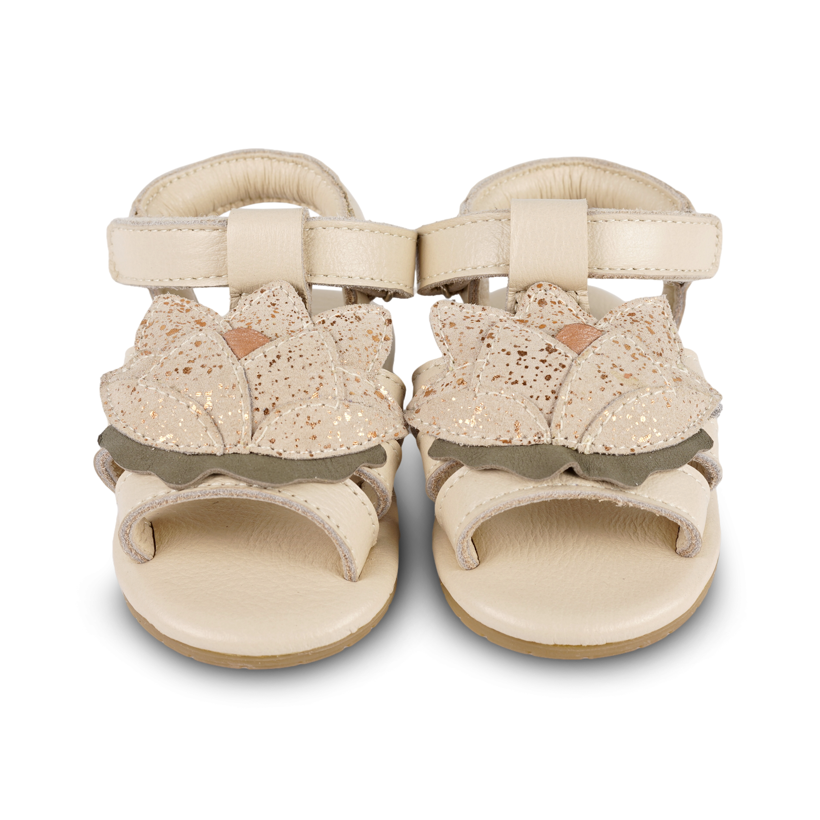 Tuti Fields Sandals | Water Lily | Cream Leather