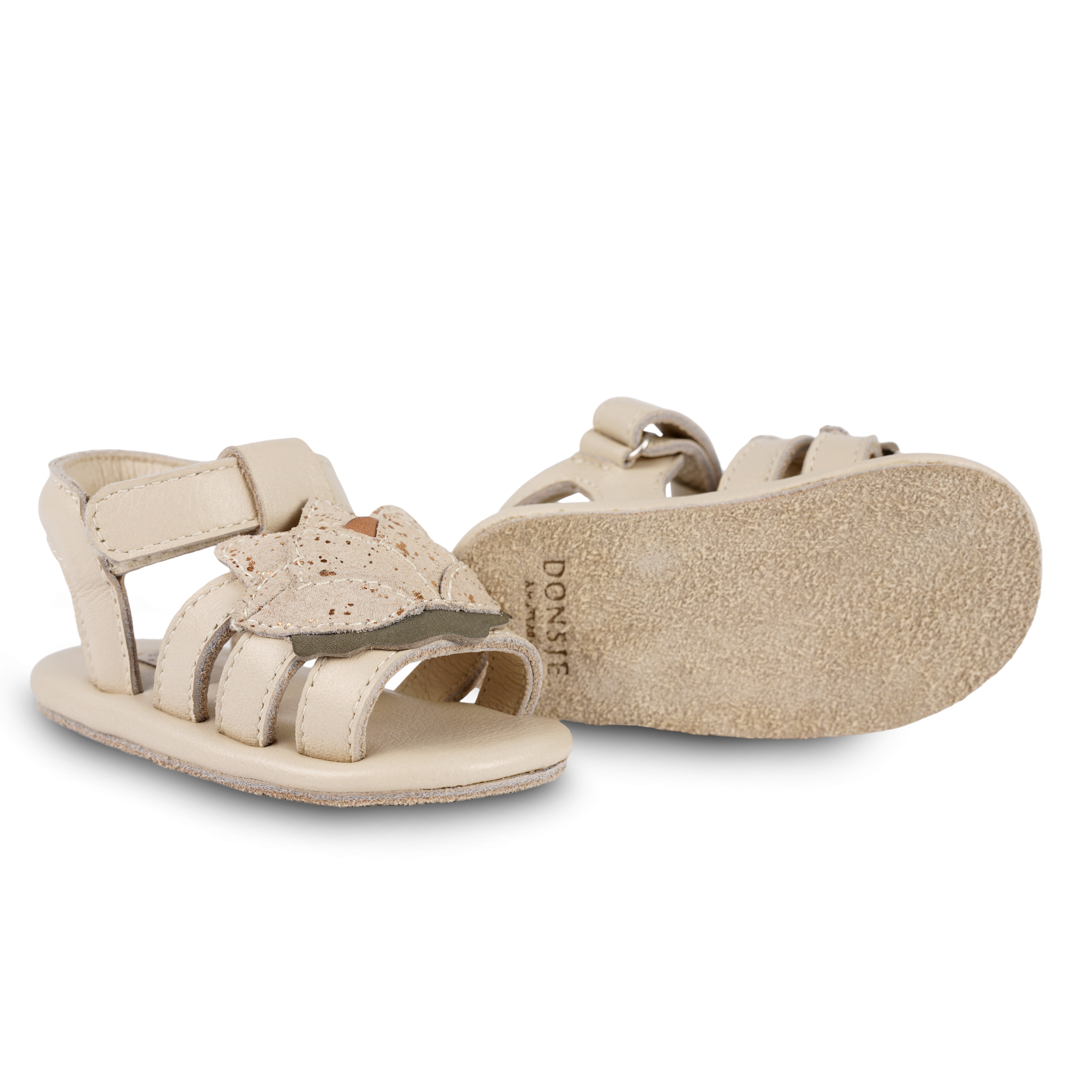 Tuti Fields Sandals | Water Lily | Cream Leather