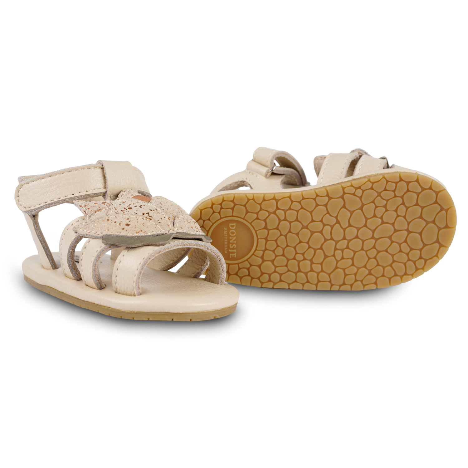 Tuti Fields Sandals | Water Lily | Cream Leather