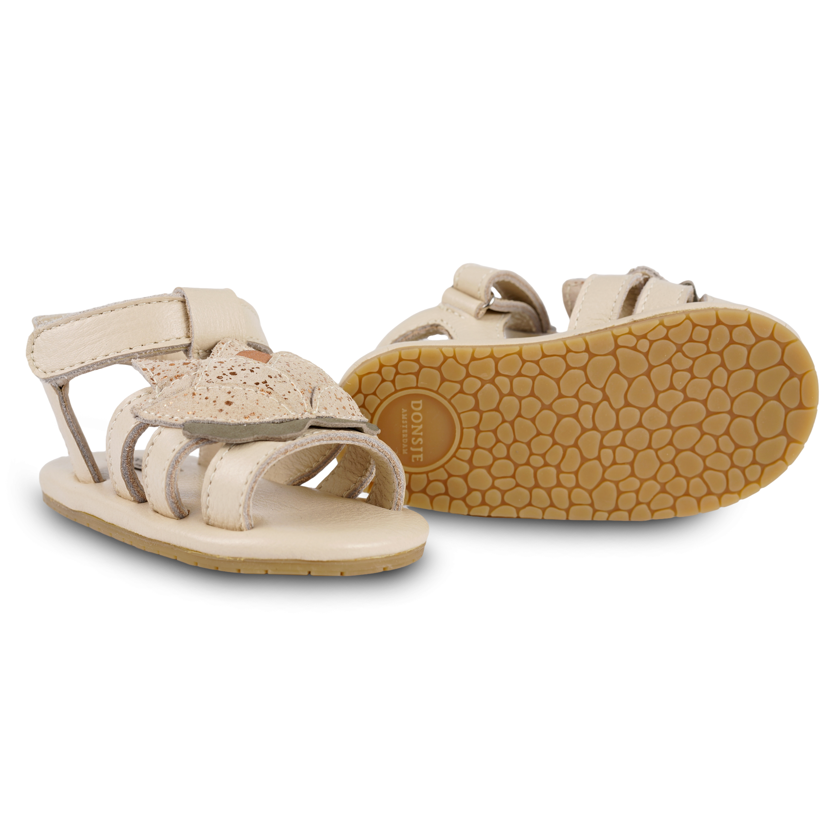 Tuti Fields Sandals | Water Lily | Cream Leather