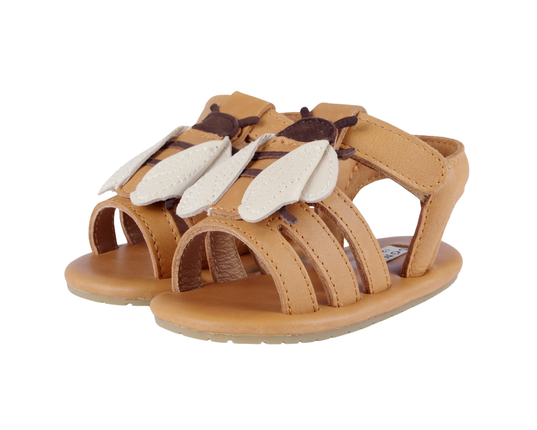 Tuti Sky Sandals | Bee | Camel Classic Leather