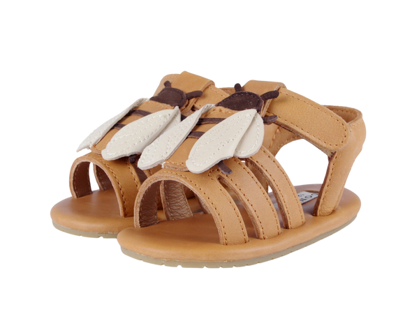 Tuti Sky Sandals | Bee | Camel Classic Leather