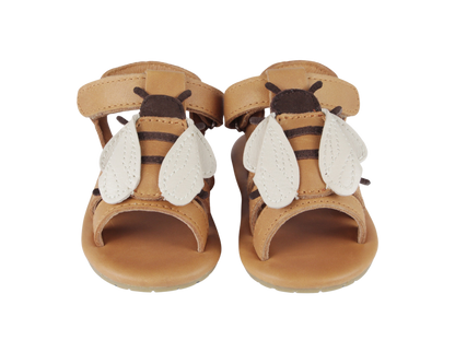 Tuti Sky Sandals | Bee | Camel Classic Leather