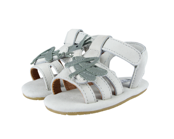 Tuti Sky Sandals | Grasshopper | Light Grey Nubuck