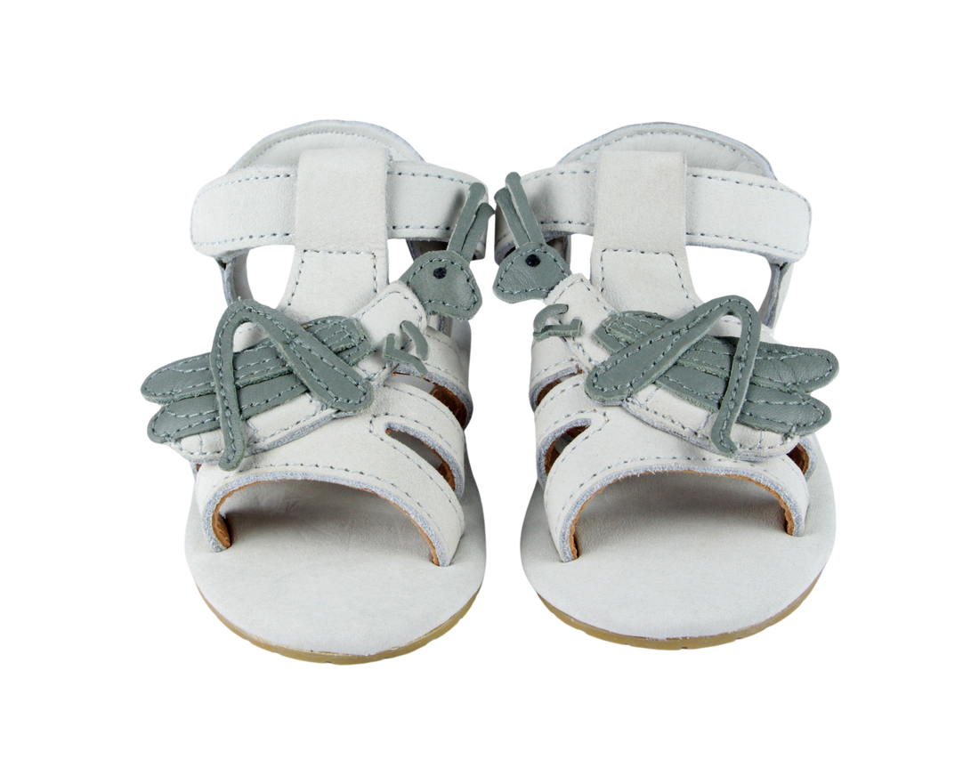 Tuti Sky Sandals | Grasshopper | Light Grey Nubuck