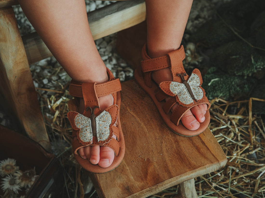 Tuti Sky Sandals | Papillon | Walnut Nubuck