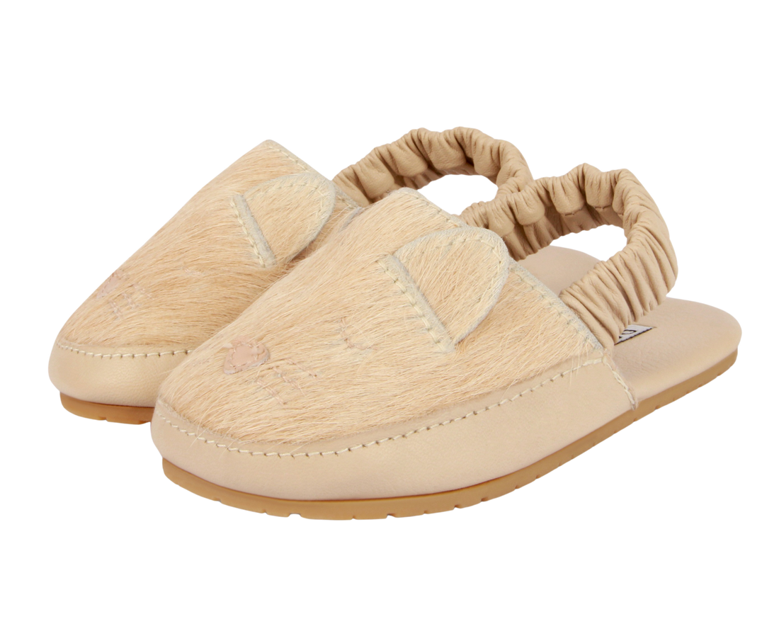 Vallie Sandals | Cat | Cream Cow Hair