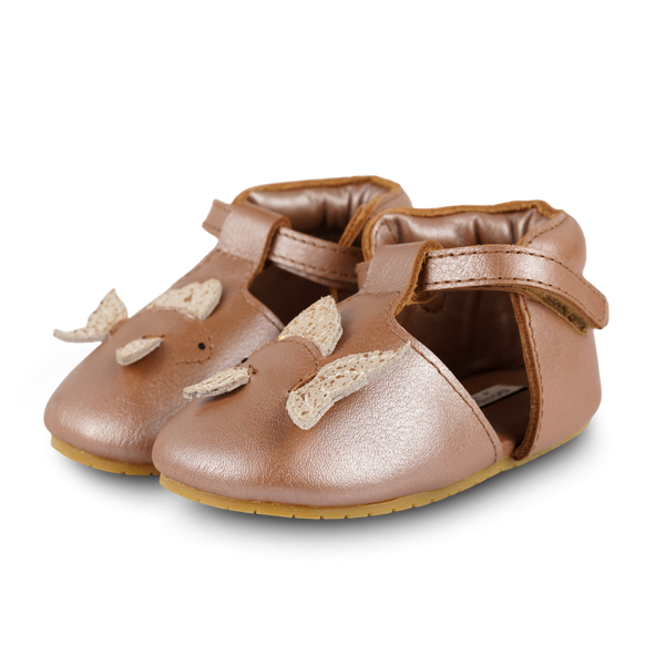Zizu Shoes | Gold Fish | Clay Metallic Leather