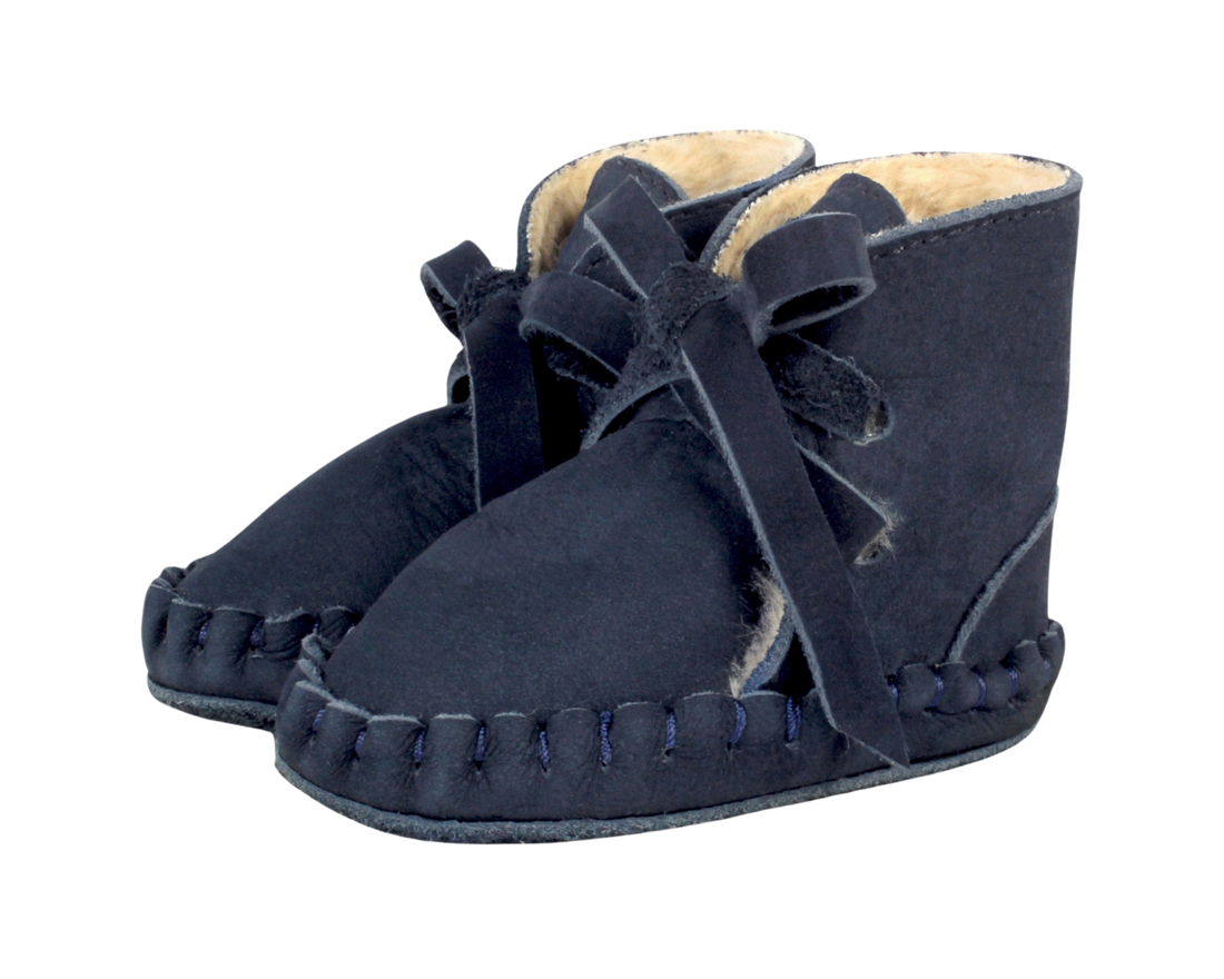 Pina Classic Booties | Navy Nubuck