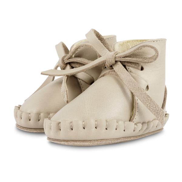 Pina Classic Booties | Ivory Classic Leather