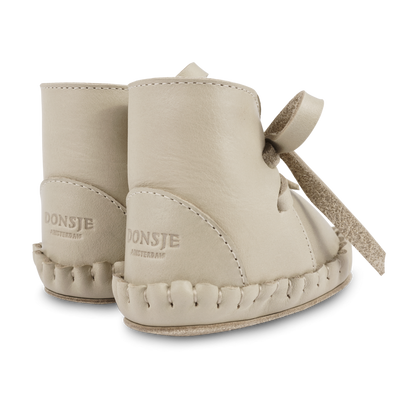 Pina Classic Booties | Ivory Classic Leather