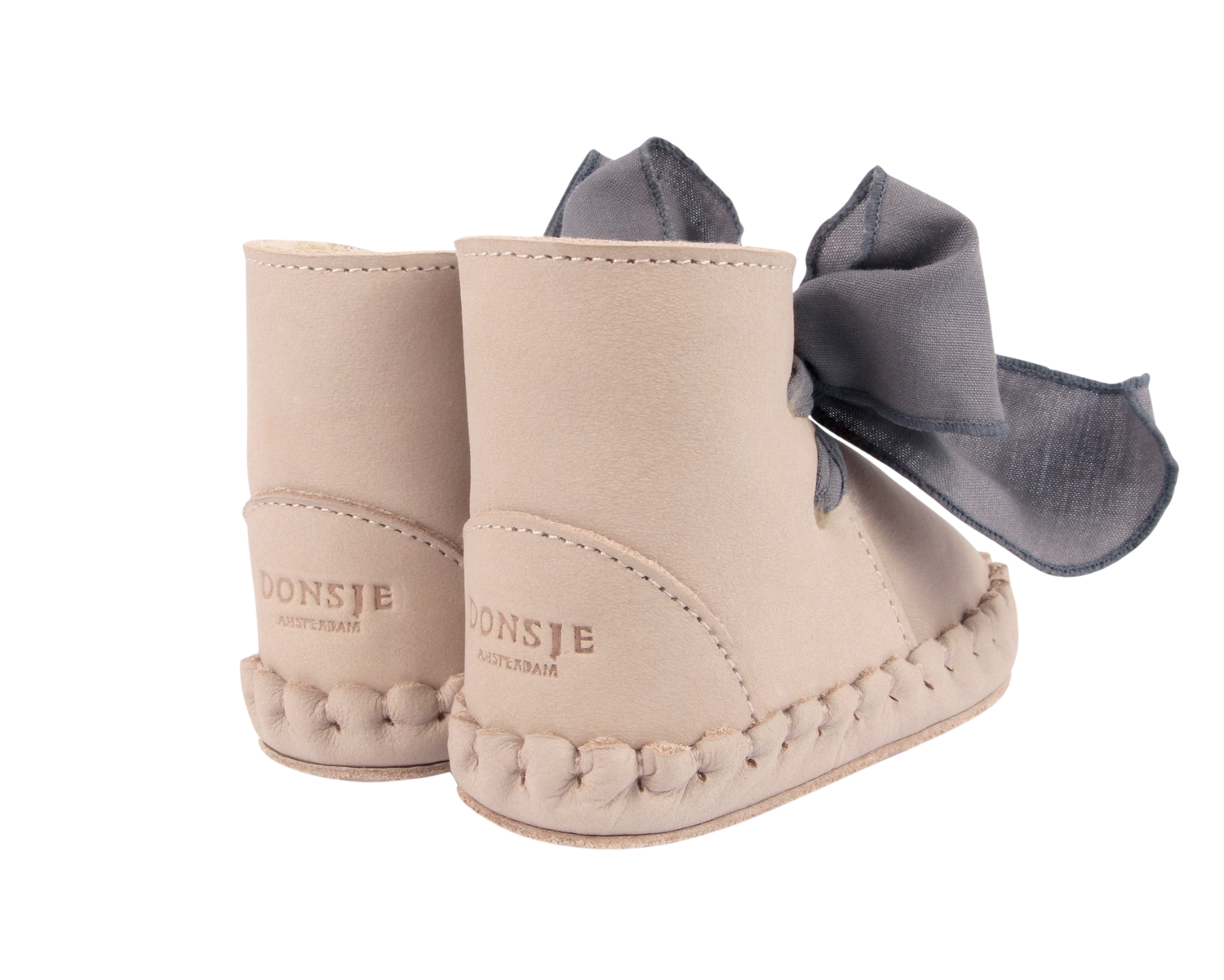 Pina Organza Booties | Lilac Nubuck + Lavender Cotton