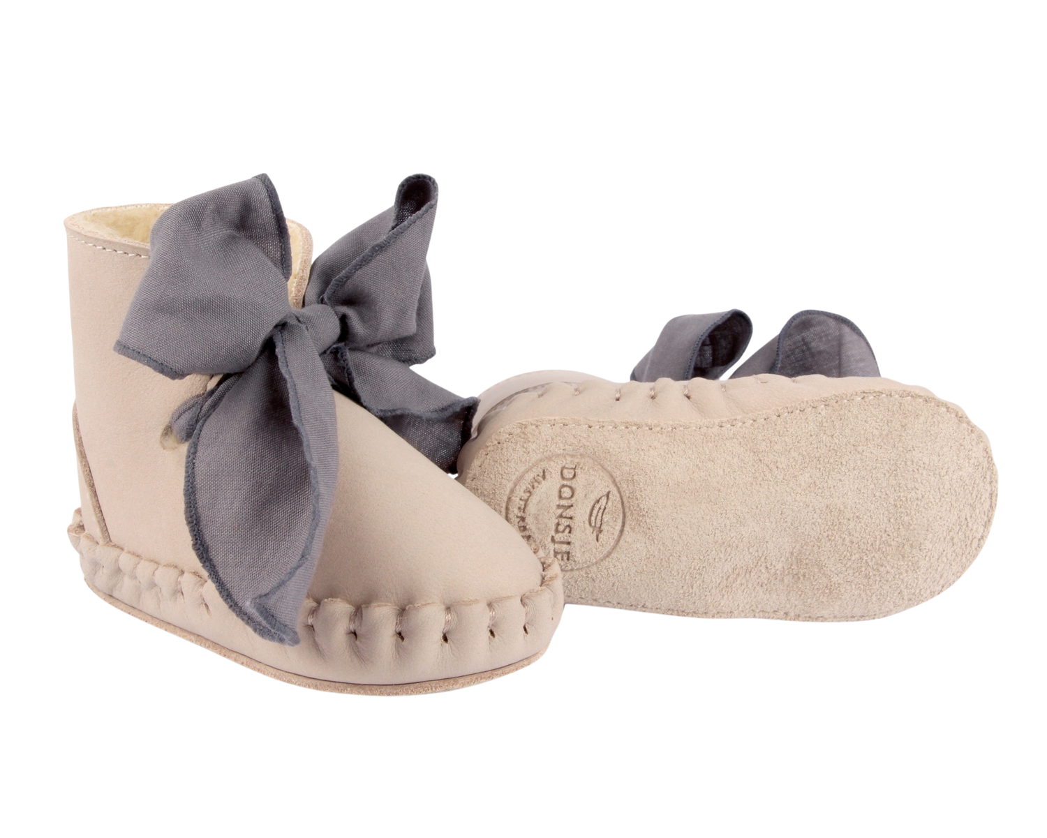 Pina Organza Booties | Lilac Nubuck + Lavender Cotton