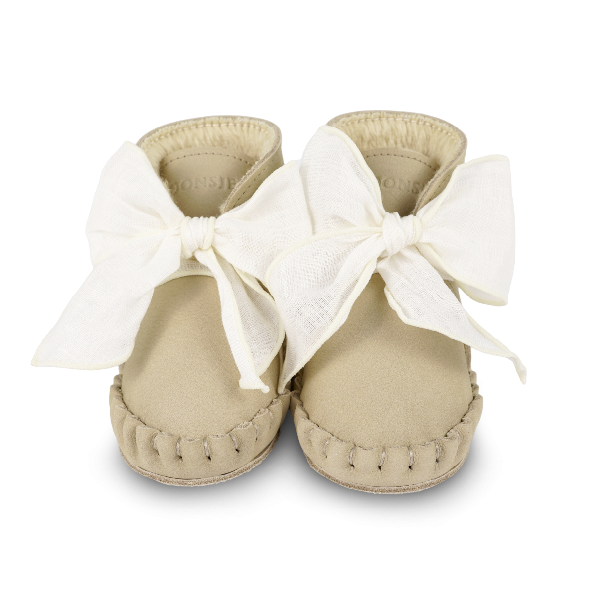 Pina Organza Booties | Taupe Nubuck