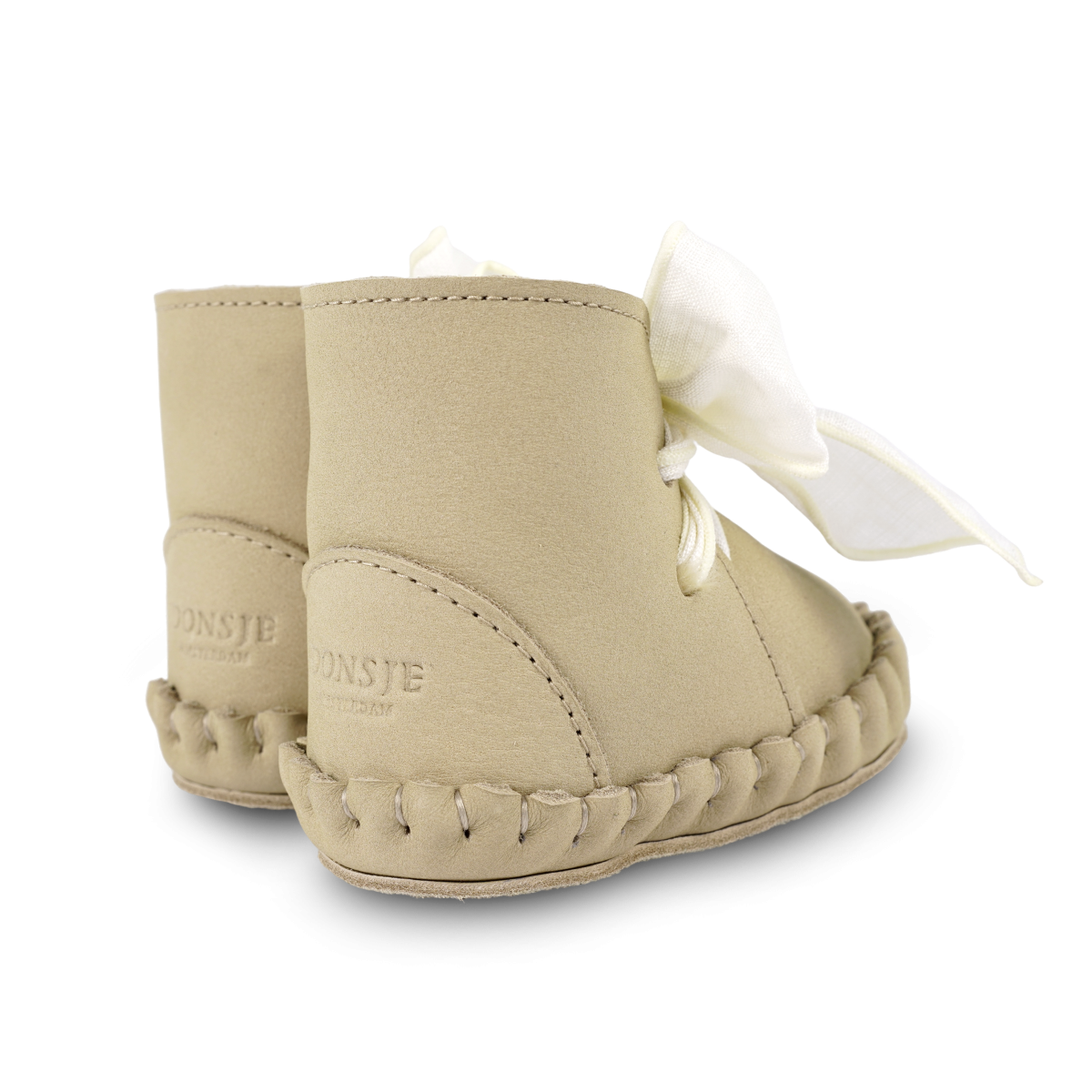 Pina Organza Booties | Taupe Nubuck