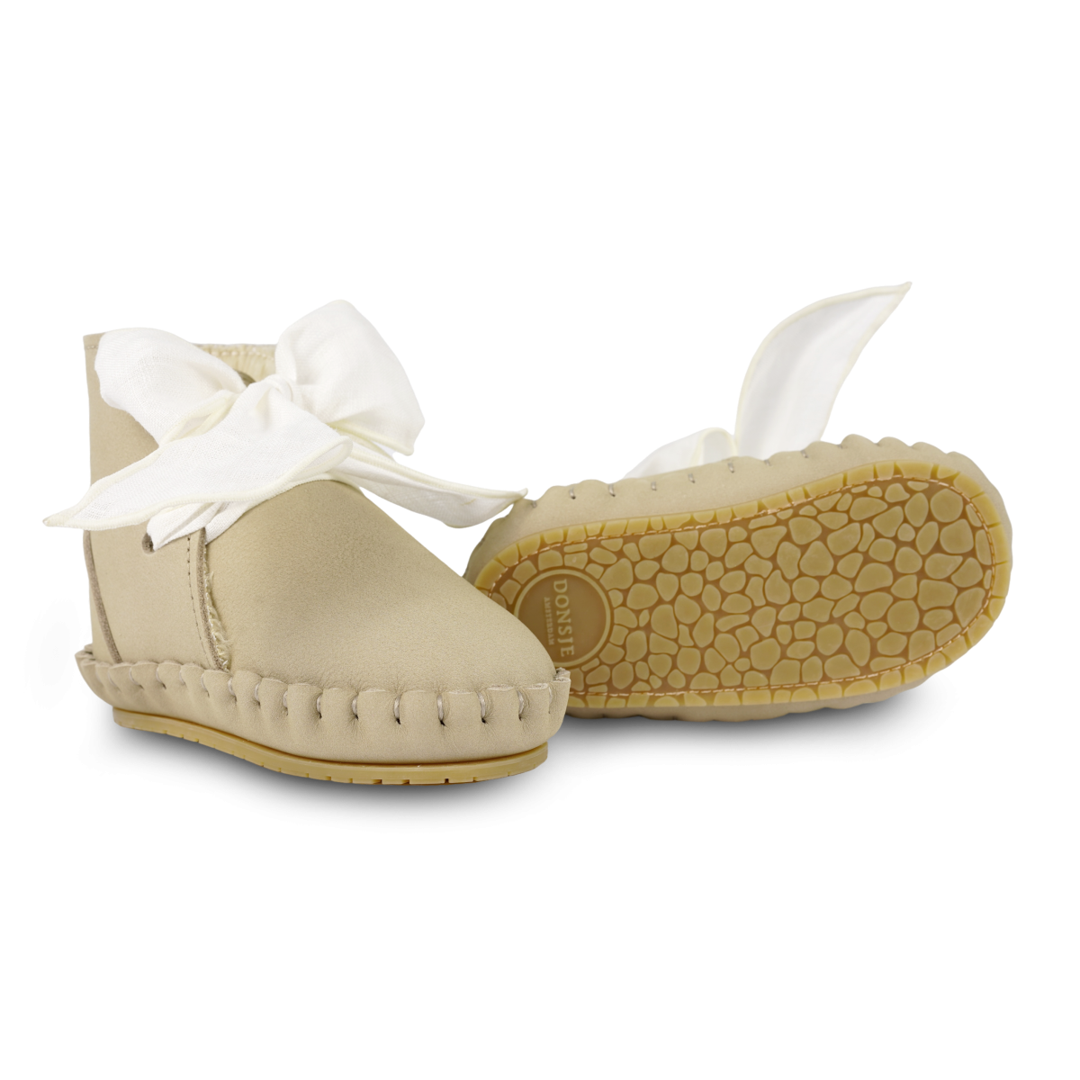 Pina Organza Booties | Taupe Nubuck